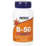 NOW Foods Vitamin B-50 Complex 100 rostlinných kapslí – Hledejceny.cz