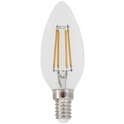 ACA Lighting LED FILAMENT E14 C35 4W 4000K 230V AC 490lm RA80 – Hledejceny.cz