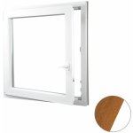 ALUPLAST Plastové okno jednokřídlo zlatý dub 90x90 – Hledejceny.cz