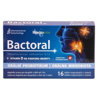 Bactoral + Vitamín D 16 tablet