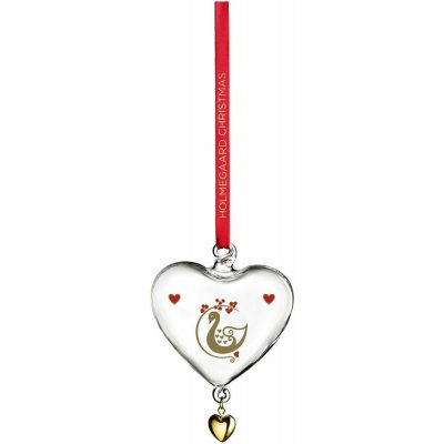 Holmegaard Ann-Sofi Romme Annual Christmas Heart 2025 vánoční ozdoba průhledná – Hledejceny.cz