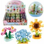 Teddies Stavebnice MINI KVĚTINA 6 cm v kouli – Zboží Mobilmania
