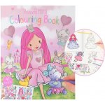 Princess Mimi kniha omalovánek se samolepkami – Zboží Mobilmania