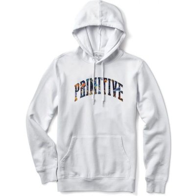 Primitive MIKINA COLLEGIATE AQUATIC HOOD bílá