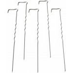 GTEX Ocelové kotvící skoby do země PROFI L 30cm × 4mm – balení 100 ks – Zboží Mobilmania