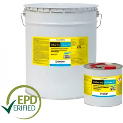 Weberdry PUR seal 2K balení 15 + 2,5 kg 1 ks – Hledejceny.cz