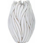 Mauro Ferretti Honduras váza Ø 27x41,5 cm bílá omytá – Sleviste.cz