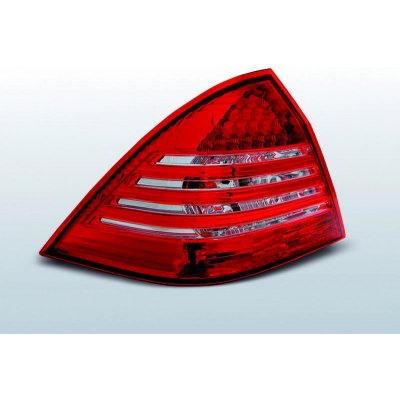 TUNING-TEC, Zadní světla diodové, MERCEDES C-KLASSE W203 SEDAN, 2000-2004, ČERVENÁ BÍLÝ LED – Hledejceny.cz