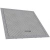 Odpadová mřížka a poklop Scobax Steelsafe Drive poklop hranatý 550 x 350 mm stříbrná