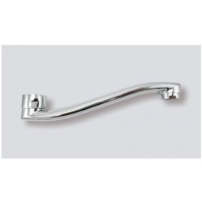 výtokové ploché "S" ramínko, 3/4", 25 cm, chrom – Zboží Dáma
