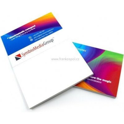 Elektrostatický bloček SYMBIONOTES, 70 x 100 mm, bílý – Hledejceny.cz