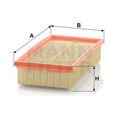 MANN FILTER Vzduchový filtr C 2567 – Hledejceny.cz