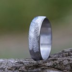 Klas kovaný snubní prsten z nerezové oceli V5123 – Zboží Mobilmania
