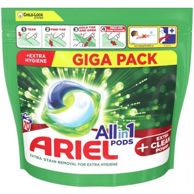 Ariel +Extra clean kapsle 70 PD – Zboží Mobilmania