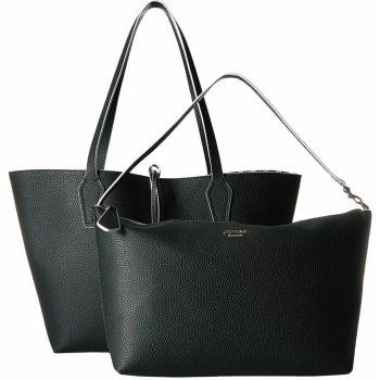 Guess Bobbi Inside Out Tote černá-pruhovaná