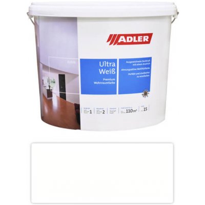 Adler Česko Aviva Ultra Weiss - malířská barva na stěny v interiéru 15 l Bílá – Zboží Mobilmania