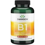 Swanson Vitamín B1 Thiamin 100 mg 250 kapslí – Hledejceny.cz