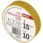 Emos F61516 Elektroizolační páska PVC 15 mm x 10 m žlutá – Zboží Dáma