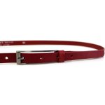 Penny Belts dámský kožený opasek červený 60015-1-93 – Zboží Dáma