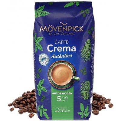 Mövenpick Autentico Caffé Crema zrnková 1 kg – Hledejceny.cz