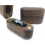 Wook dřevěná krabička na prsten Mimic 233 ořech – Zboží Dáma