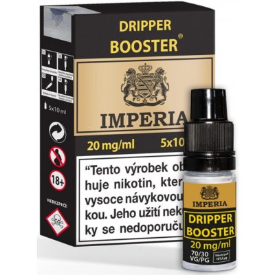 Boudoir Samadhi s.r.o. IMPERIA Dripper Booster PG30/VG70 20mg 5x10ml – Sleviste.cz