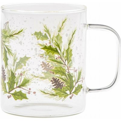 decoDoma Skleněný hrnek CESMÍNA 410 ml – Zbozi.Blesk.cz