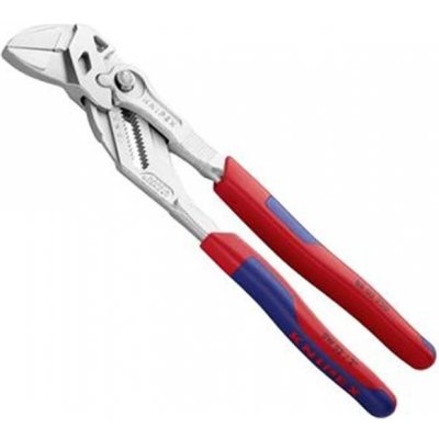 Knipex 86 05 180 - Kleště stavitelné siko 180 mm, klíč klešťový na šrouby, poniklované, Bi-plast rukojeti – Zbozi.Blesk.cz