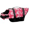 Výcvik psů Surtep Animals Plovací reflexní vesta pro psa Flower / Růžová XL