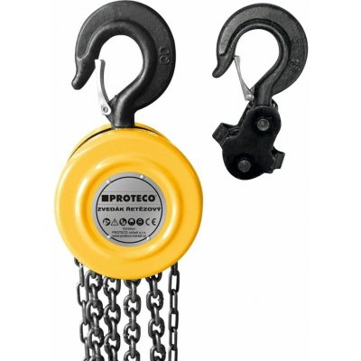 Řetězový kladkostroj 2 t 2,5 m PROTECO (51.09-ZR-2000) – Hledejceny.cz