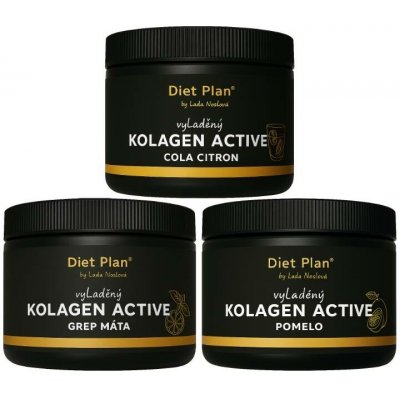 Diet Plan Kolagen Active na 3 měsíce 600 g – Hledejceny.cz
