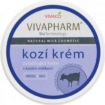 Vivapharm kozí zvláčňující krém na obličej a tělo 250 ml