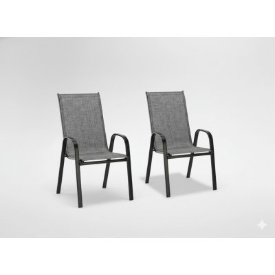Pro-Tech shop NEO9917 Zahradní křesla, šedá 54x72x96 cm 62430 – Hledejceny.cz
