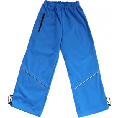 dětské letní softshellové nepromokavé kalhoty modrá
