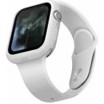 Uniq silikonové pouzdro Lino pro Apple Watch série 4/5 44 mm, bílá UNIQ-44MM-LINOWHT – Zboží Mobilmania