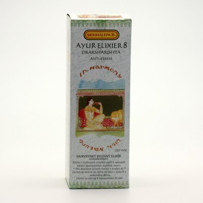 Siddhalepa Ayur elixír č. 8 Draksharishta 220 ml – Hledejceny.cz