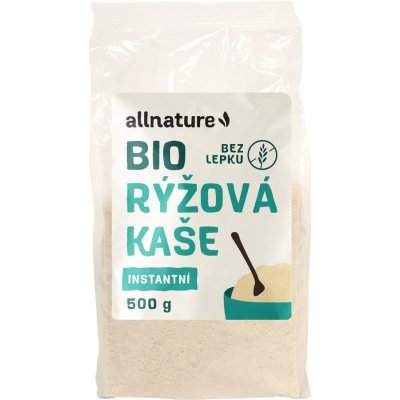 Allnature Bezlepková Rýžová kaše BIO 500 g – Zbozi.Blesk.cz