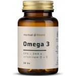 Omega 3 EPA + DHA ve formě triglyceridů s Vitamínem D + E 100 kapslí – Hledejceny.cz