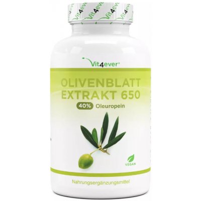 Vit4ever Extrakt z olivových listů 650 mg 40% oleuropein 180 kapslí