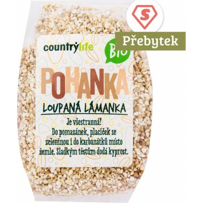 Country Life Pohanka loupaná lámanka BIO 400g – Zboží Dáma