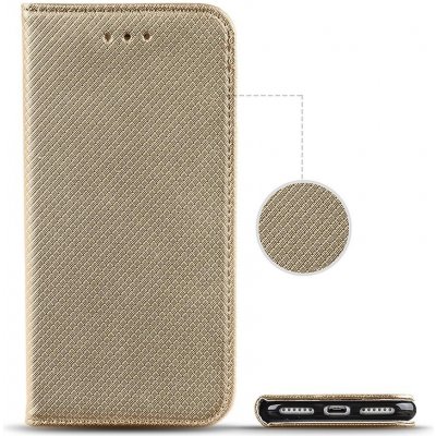 Pouzdro Sligo Case ZTE Blade V8 Lite - Magnet - zlaté – Hledejceny.cz