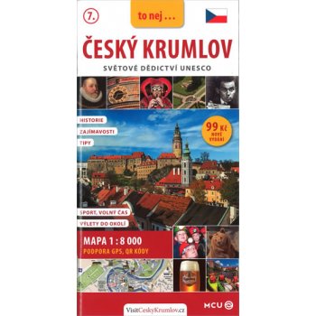 Český Krumlov to nej průvodce + mapa 1:8000