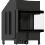 Kratki ZIBI ECO 9,9 kW O 180 rohová pravá samozavírací dvířka černý thermo – Hledejceny.cz