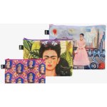 Loqi taštičky na zip Frida Khalo Self Portrait The Frame 3 ks – Zboží Dáma