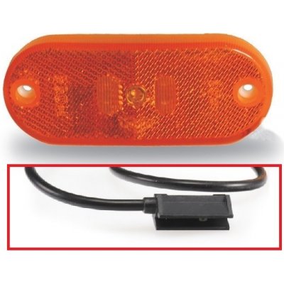 Světlo poziční LED oranžové JOKON 12/24V 0,5J – Zboží Mobilmania