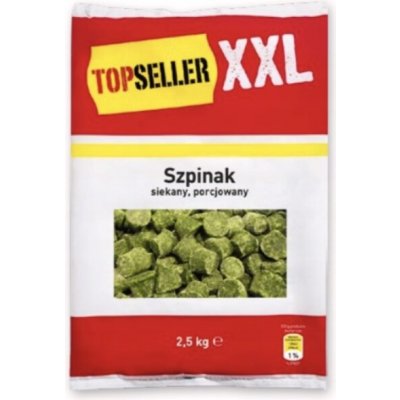 TOPSELLER Mražený sekaný špenát 2,5 kg – Zboží Dáma