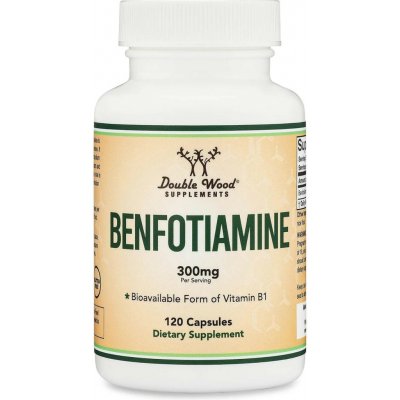 Double Wood Supplements Benfotiamine 300 mg 120 kapslí – Hledejceny.cz