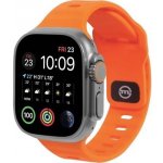 Mobile Origin Strap silikonový řemínek pro Apple Watch 49mm/45mm/44mm/42mm, oranžová AWS-01-ORG – Zboží Živě