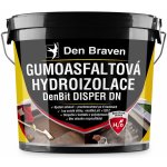 Den Braven DenBit Izolační bitumenový nátěr DISPER DN, 10 kg, tmavě hnědý 11009BI – Hledejceny.cz