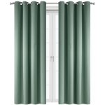 BytoTex Zatemňovací závěs s kroužky L769, 140 x 250 cm-zelený – Hledejceny.cz